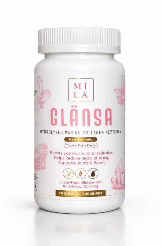 GLÄNSA – كولاجين بحري | ببتيدات متحللة من سمك القد البري
ميلا كولاجين جاميز للبالغين
